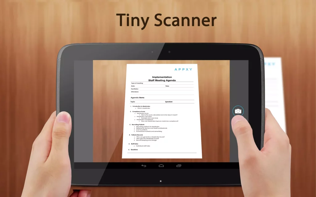 تطبيق Tiny Scanner