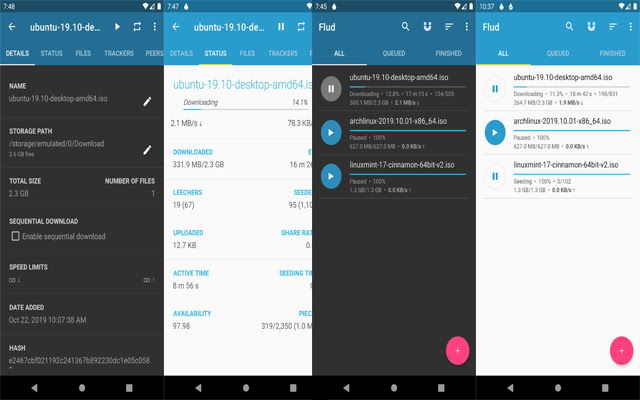 تطبيق Flud