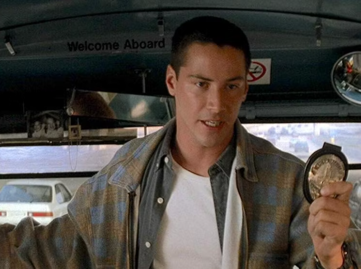 كيانو ريفز في فيلم Speed كيانو ريفز في فيلم Speed